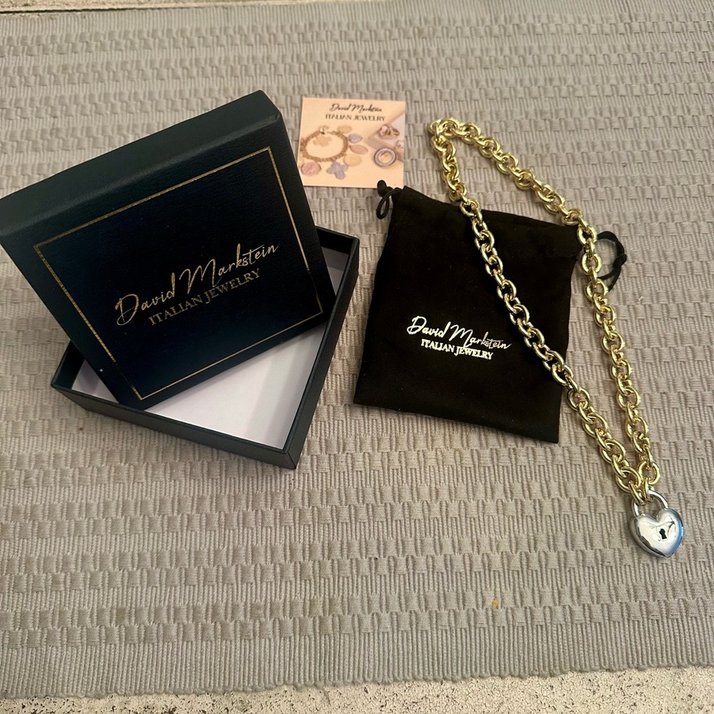 David Markstein 2 tone necklace